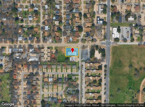 1700 W Sanford St, Arlington, TX Parcel Map