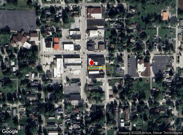 108 S Elkhart St, Wakarusa, IN Parcel Map