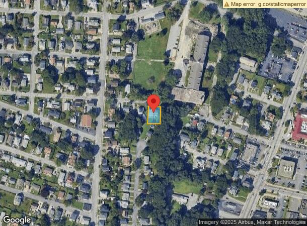  72 Oxford St, Cranston, RI Parcel Map