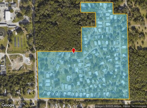 1101 S Walnut Way, Deland, FL Parcel Map
