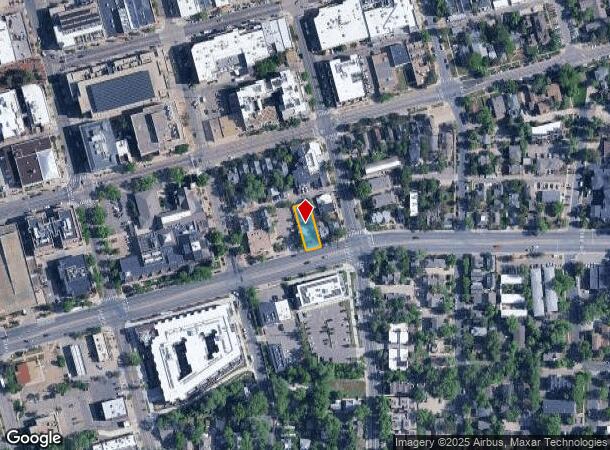 1629 Canyon Blvd, Boulder, CO Parcel Map