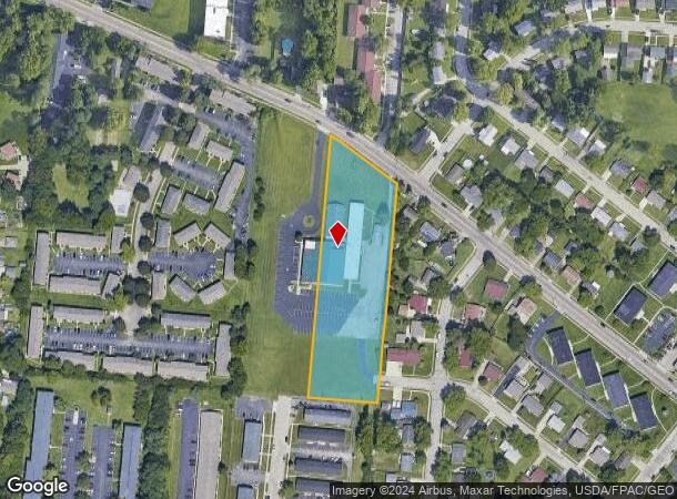  206 W Dayton Yellow Springs Rd, Fairborn, OH Parcel Map