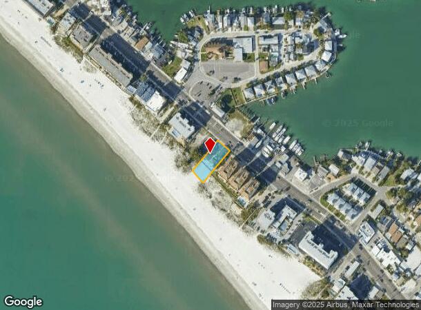  13642 Gulf Blvd, Madeira Beach, FL Parcel Map