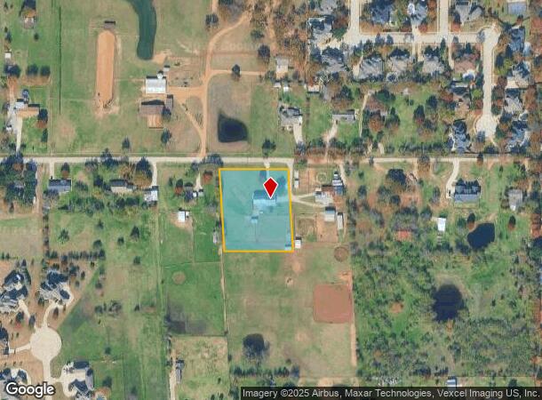 309 Sanders Rd, Denton, TX Parcel Map