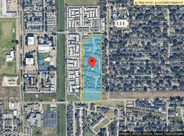  10301 Sandpiper Dr, Houston, TX Parcel Map