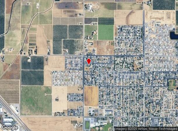 1060 Silverbrooke St, Kingsburg, CA Parcel Map