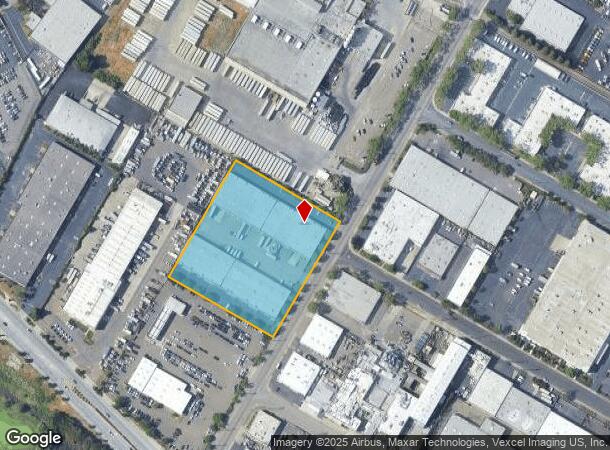  2100 Adams Ave, San Leandro, CA Parcel Map
