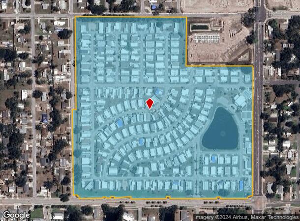  1200 Colonia Ln E, Nokomis, FL Parcel Map