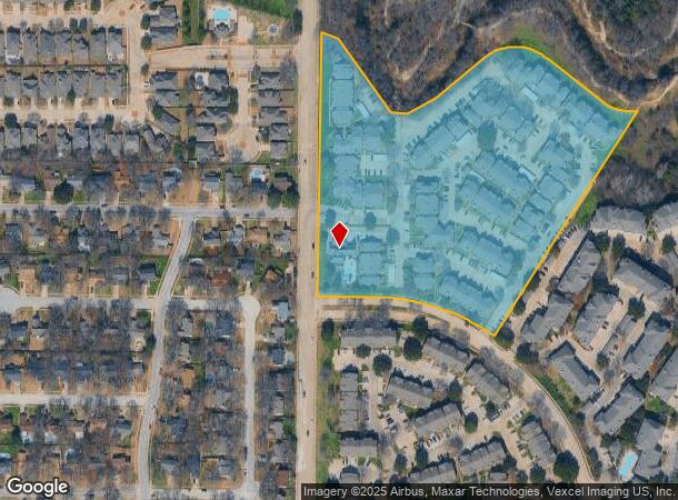  1800 Fuller Wiser Rd, Euless, TX Parcel Map