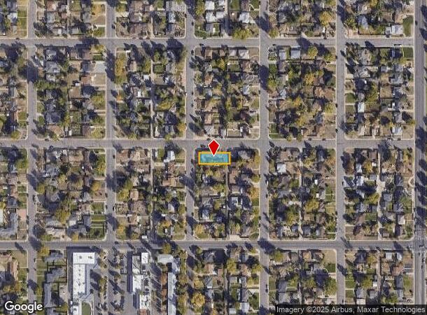  2390 Olive St, Denver, CO Parcel Map