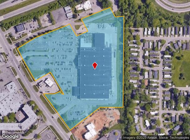 6821 S Cedar St, Lansing, MI Parcel Map