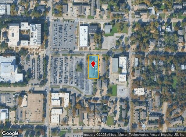 929 W Sycamore St, Denton, TX Parcel Map