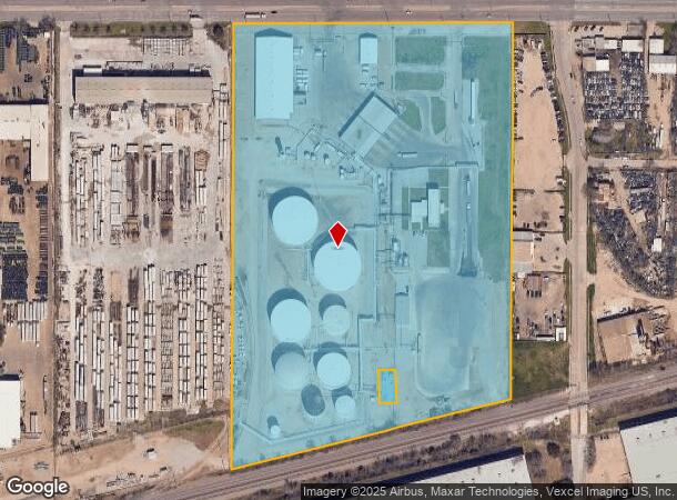  3900 Singleton Blvd, Dallas, TX Parcel Map