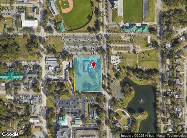 614 S Alabama Ave, Deland, FL Parcel Map