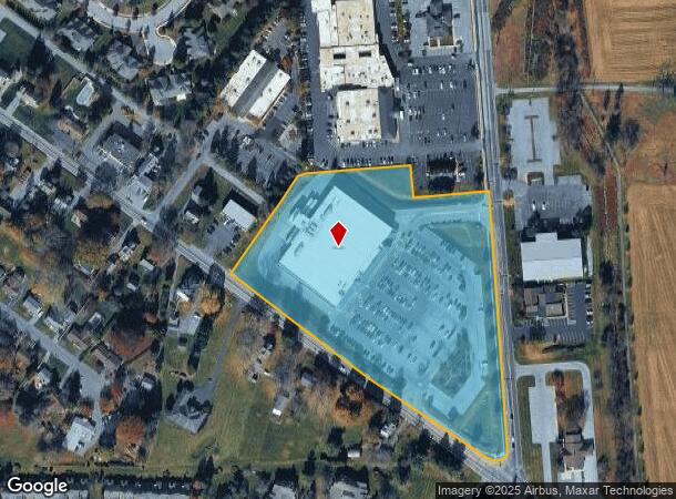  1250 Cocoa Ave, Hershey, PA Parcel Map