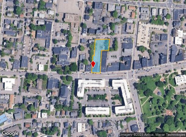  705 Main St, Waltham, MA Parcel Map