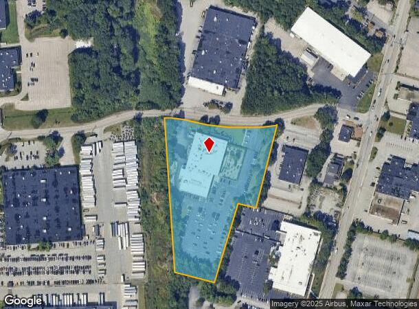  50 Service Ave, Warwick, RI Parcel Map