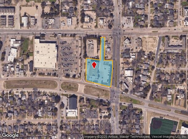  2427 W Jefferson Blvd, Dallas, TX Parcel Map