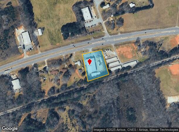 6145 Highway 72 W, Colbert, GA Parcel Map