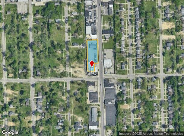  20461 John R St, Highland Park, MI Parcel Map