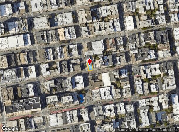  890 Geary St, San Francisco, CA Parcel Map