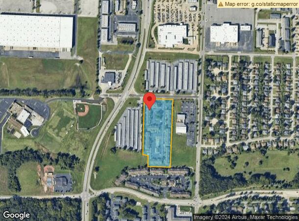  1710 W Erie St, Springfield, MO Parcel Map