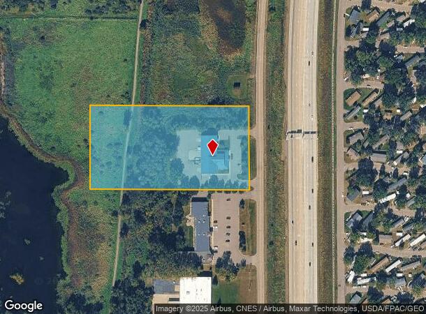 9020 W 35W Service Dr Ne, Minneapolis, MN Parcel Map