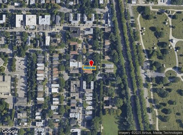  404 Callan Ave, Evanston, IL Parcel Map