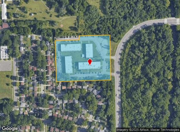  12870 W Outer Dr, Detroit, MI Parcel Map