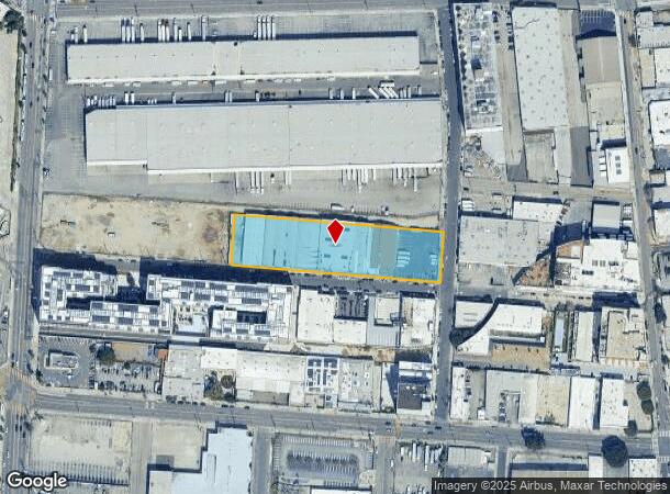  1567 E Industrial St, Los Angeles, CA Parcel Map