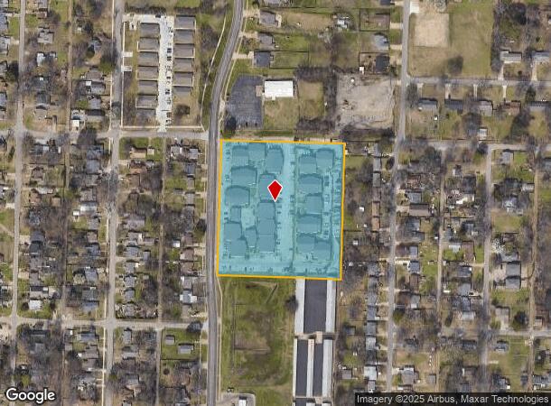  1224 N Albert Pike Ave, Fort Smith, AR Parcel Map