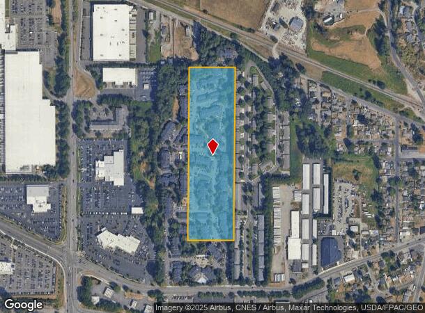  407 E Valley Ave Ne, Puyallup, WA Parcel Map