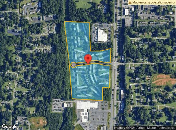  1710 Franciscan Ter, Winston Salem, NC Parcel Map