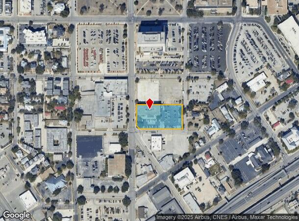  1100 N Main Ave, San Antonio, TX Parcel Map