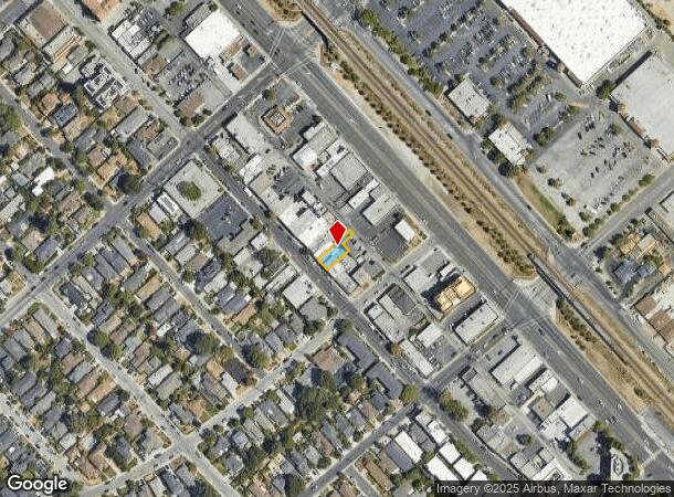  1185 Laurel St, San Carlos, CA Parcel Map