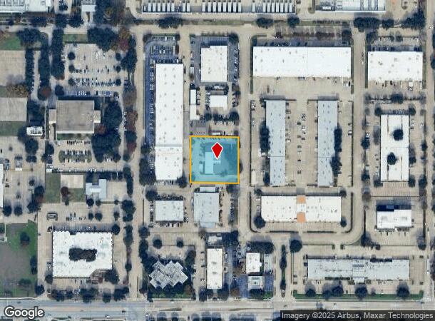 1201 Executive Dr W, Richardson, TX Parcel Map