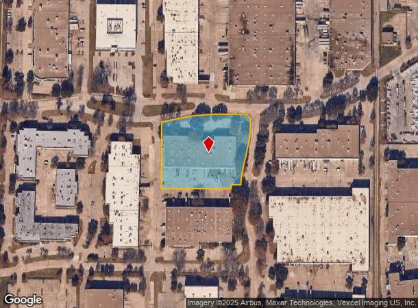  1621 W Crosby Rd, Carrollton, TX Parcel Map