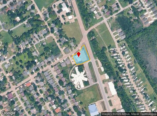 1101 S Clay St, Ennis, TX Parcel Map