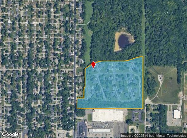1310 Ball Ave Ne, Grand Rapids, MI Parcel Map