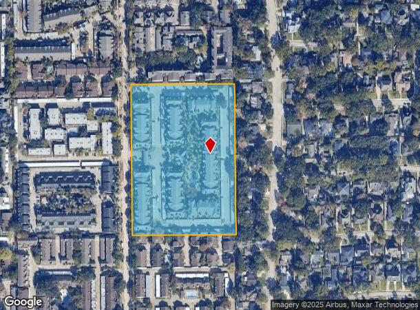 2345 Bering Dr, Houston, TX Parcel Map