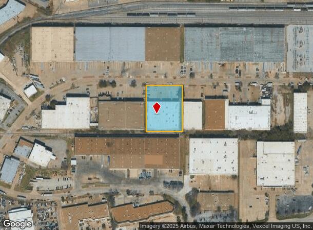 2020 Exchange Dr, Arlington, TX Parcel Map