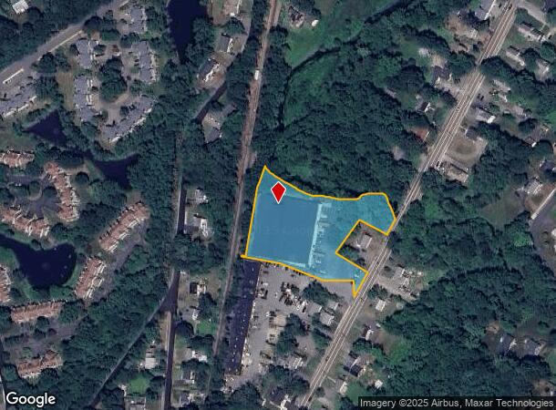  1167 Main St, Walpole, MA Parcel Map