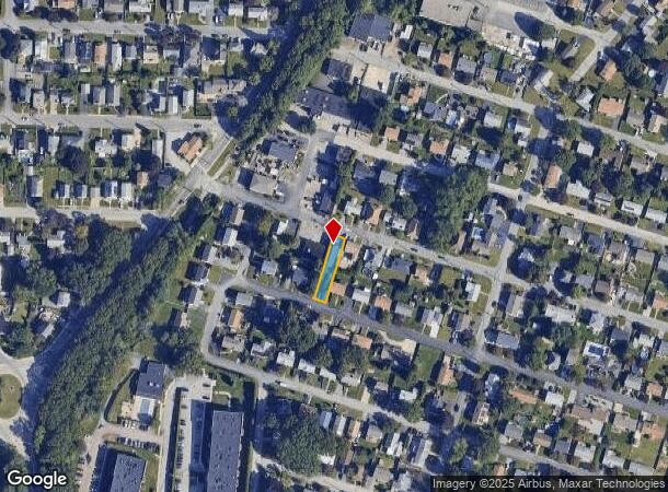 136 Uxbridge St, Cranston, RI Parcel Map