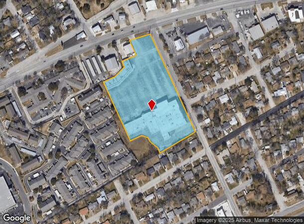  611 E South St, New Braunfels, TX Parcel Map