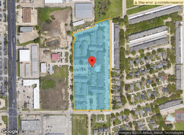  15550 Kingfield Dr, Houston, TX Parcel Map