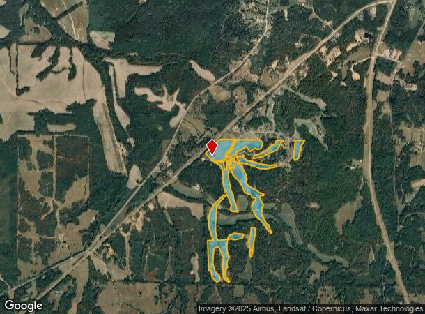 Highway 4 W, Holly Springs, MS Parcel Map