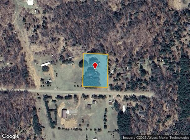 14214 Beverly Ln, Athelstane, WI Parcel Map