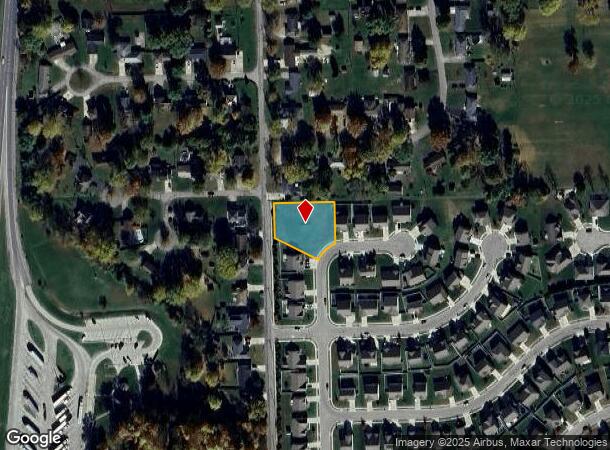  2102 Beacon Ct, Columbus, IN Parcel Map