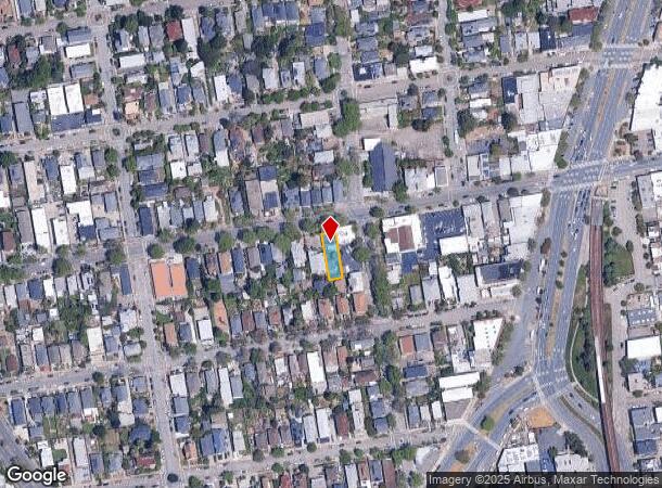  1638 Alcatraz Ave, Berkeley, CA Parcel Map