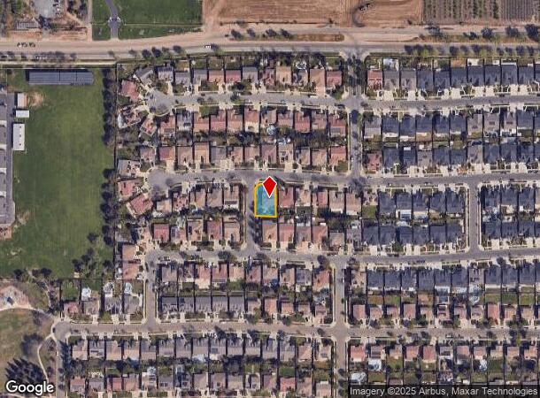  4043 W Clinton Ave, Visalia, CA Parcel Map